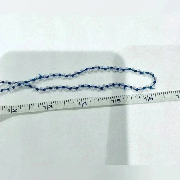 🥰 Cute Blue Necklace with Tassel 🥰 Unisex (please see all  pictures) - Picture 7 of 7